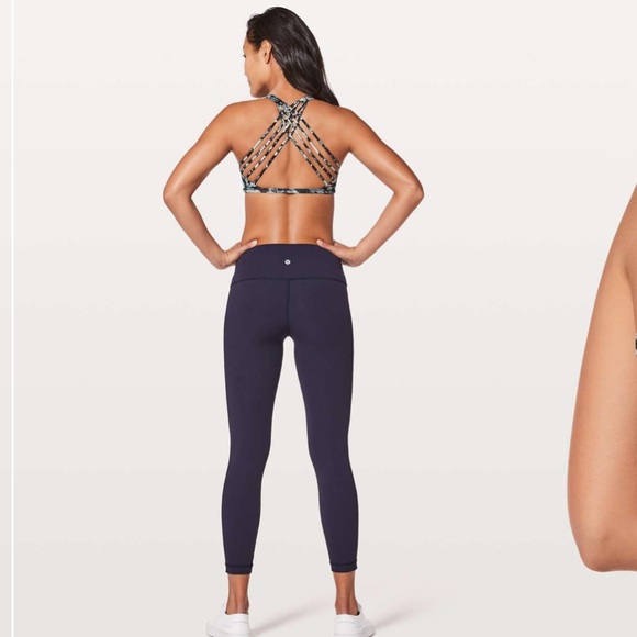 Lululemon Free to Be Serene Sports Bra in Spring Bloom Bin E - Picture 3 of 8